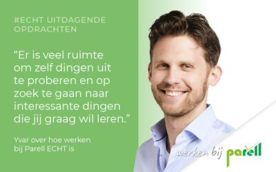 Yvar over hoe werken bij Parell ECHT is