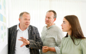 Eric, Henk en Demy van Parell