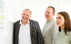 Eric, Henk en Demy van Parell