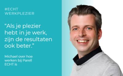 Michael over hoe werken bij Parell ECHT is